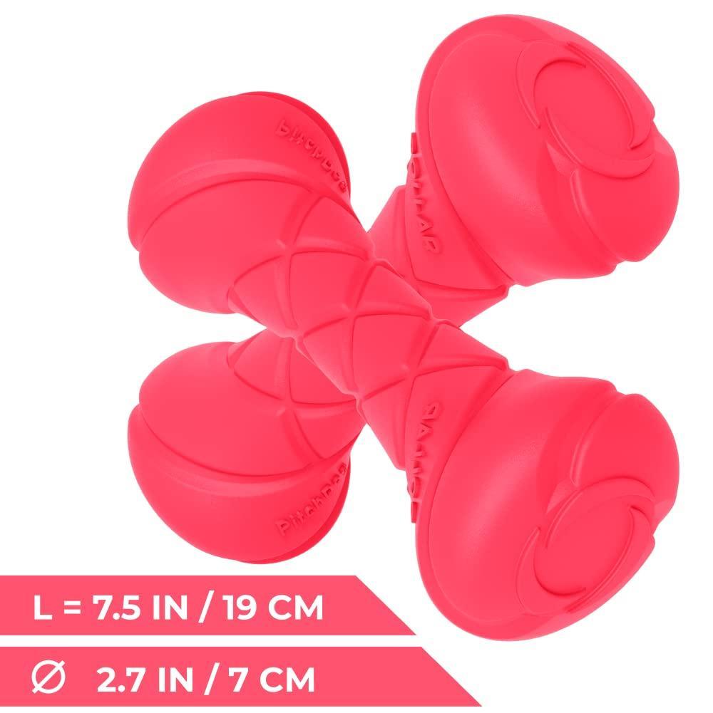 Dumbbell Dog Fetch Toy Outdoor Barbell Dog Toy for Small Medium and